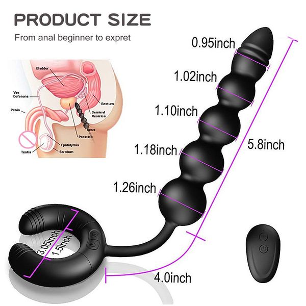 costumes toy for couple women and men black samurai series 1 silicone beaded butt plug with vibrating cock ring toy
costumes toy for couple women and men black samurai series 1 silicone beaded butt plug with vibrating cock ring toy