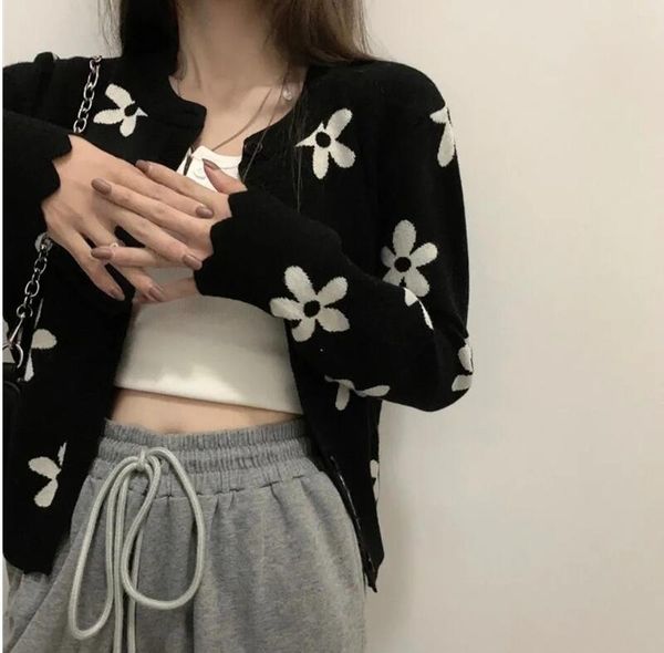 sweater cardigans women single breasted long sleeve loose casual korean fashion knitted outwear traf pull femme clothes ropa, White;black
sweater cardigans women single breasted long sleeve loose casual korean fashion knitted outwear traf pull femme clothes ropa, White;black