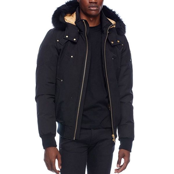 fashion trend classic style moose knuckles men's down jacket three-dimensional printing soft warm jacket comfortable and versatile men, Black
fashion trend classic style moose knuckles men's down jacket three-dimensional printing soft warm jacket comfortable and versatile men, Black