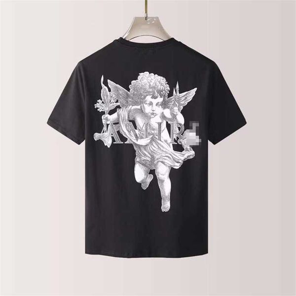 designer amirs mens t-shirts letter back cupid print round neck short sleeve tshirt, White;black
designer amirs mens t-shirts letter back cupid print round neck short sleeve tshirt, White;black