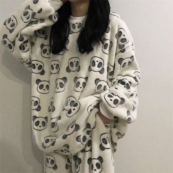 women's sleepwear pyjamas flannel women pajamas sets autumn winter warm thick coral velvet long sleeve cartoon sleepwear home pijamas s, Black;red
women's sleepwear pyjamas flannel women pajamas sets autumn winter warm thick coral velvet long sleeve cartoon sleepwear home pijamas s, Black;red