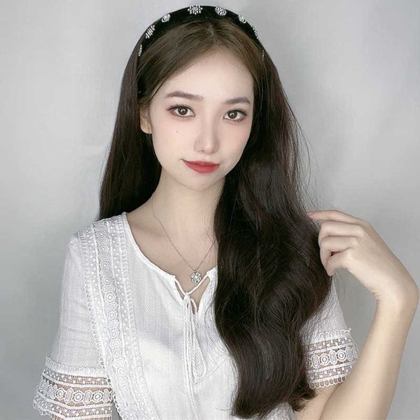 women's hair wigs lace synthetic tiktok red belt corn black long hair wig female u and half head.
women's hair wigs lace synthetic tiktok red belt corn black long hair wig female u and half head.