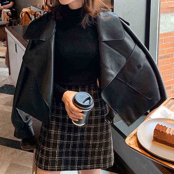 sungtin cropped faux leather jacket women casual pu loose motorcycle jackets female streetwear short jacket korean chic bags j220727, Black
sungtin cropped faux leather jacket women casual pu loose motorcycle jackets female streetwear short jacket korean chic bags j220727, Black