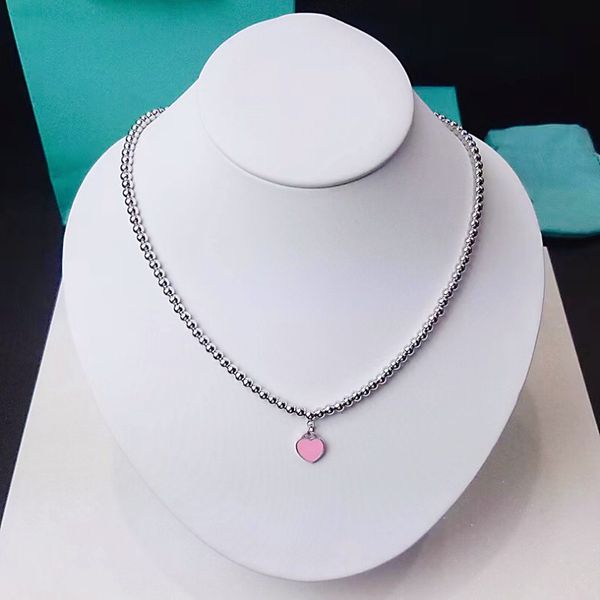 luxury bracelet necklace set heart shaped bead chain fashion designer women fashion jewelry original gift 316l stainless steel, Silver
luxury bracelet necklace set heart shaped bead chain fashion designer women fashion jewelry original gift 316l stainless steel, Silver
