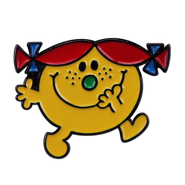 little-miss trouble enamel pin cute cartoon girl brooch children's book cover inspiration badge, Blue
little-miss trouble enamel pin cute cartoon girl brooch children's book cover inspiration badge, Blue