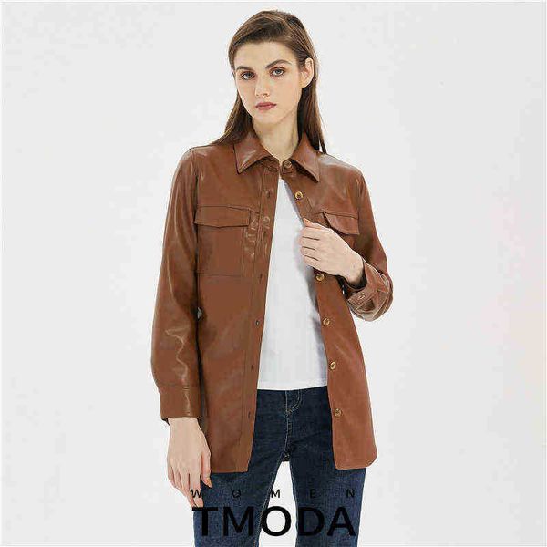 tmoda2149 2022 women warm brown faux leather jackets with blet vintage motor biker pu jackets elegant pockets buttons outrun j220727, Black
tmoda2149 2022 women warm brown faux leather jackets with blet vintage motor biker pu jackets elegant pockets buttons outrun j220727, Black