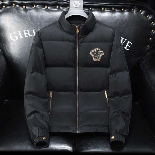 european designer nk style 2022 winter high-quality men's stand collar down jacket white duck large embroidered warm, Black
european designer nk style 2022 winter high-quality men's stand collar down jacket white duck large embroidered warm, Black