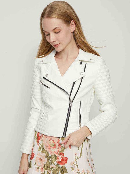 ailegogo streetwear female moto biker faux soft leather jacket spring autumn women pu zipper slim jacket ladies black runaway j220727
ailegogo streetwear female moto biker faux soft leather jacket spring autumn women pu zipper slim jacket ladies black runaway j220727