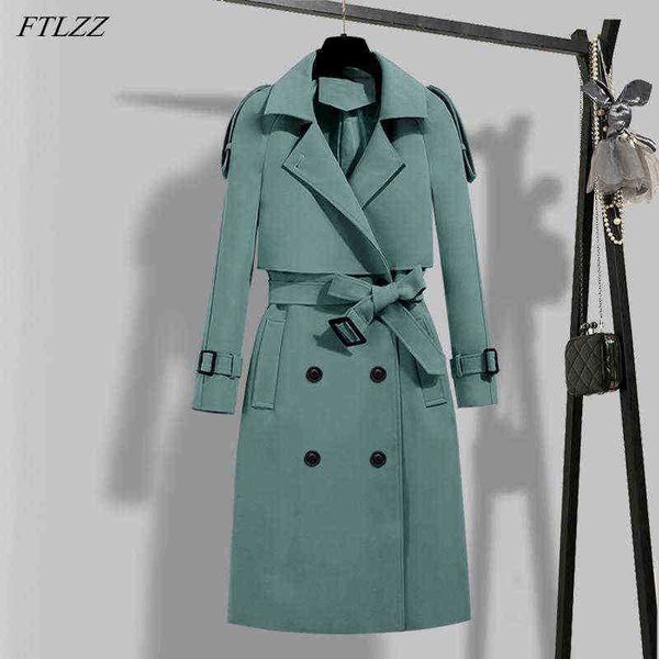 ftlzz new autumn winter elegant women double breasted solid trenchcoat vintage turndown collar warm trench with belt j220727, Black
ftlzz new autumn winter elegant women double breasted solid trenchcoat vintage turndown collar warm trench with belt j220727, Black