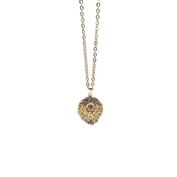 wjzb fashion lion head pendant necklaces vintage punk stainless steel sweater chain necklaces jewelry wholesale, Silver
wjzb fashion lion head pendant necklaces vintage punk stainless steel sweater chain necklaces jewelry wholesale, Silver