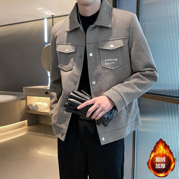 autumn and winter 2022 korean casual loose cotton heavy wool jacket trench coat men's short woolen coat, Black;brown
autumn and winter 2022 korean casual loose cotton heavy wool jacket trench coat men's short woolen coat, Black;brown