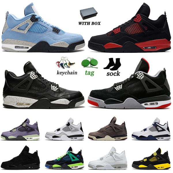 unc bred 4 og jumpman 4s basketball shoes for mens womens jorda sneakers with box classic j4 fire red thunder offs white oreo craft midnight, Black
unc bred 4 og jumpman 4s basketball shoes for mens womens jorda sneakers with box classic j4 fire red thunder offs white oreo craft midnight, Black