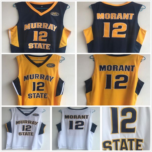 ncaa mens vintage murray state racers ja 12 morant college basketball jerseys blue white yellow stitched ja morant shirts ovc patch s-2xl, Black
ncaa mens vintage murray state racers ja 12 morant college basketball jerseys blue white yellow stitched ja morant shirts ovc patch s-2xl, Black