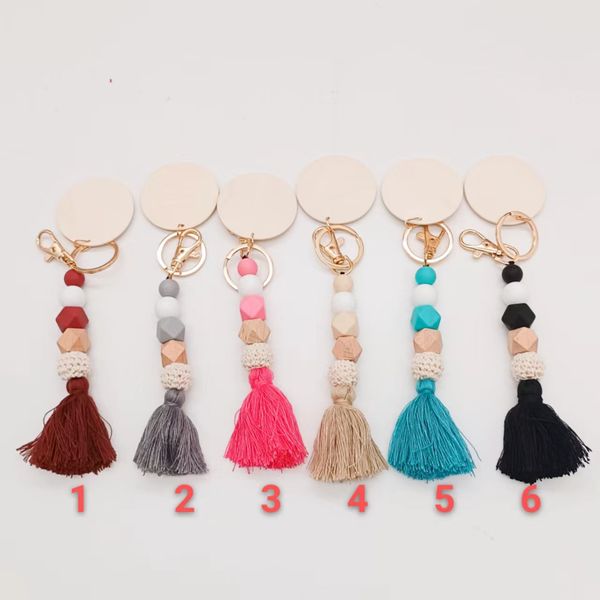 wholesale handmade elastic rope beads silicone beads keychain cotton tassel bag accessories, Silver
wholesale handmade elastic rope beads silicone beads keychain cotton tassel bag accessories, Silver