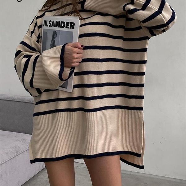 womens sweaters striped split turtleneck women sweater long flare sleeve knitted oversized autumn winter female pullover fashion 221113, White;black
womens sweaters striped split turtleneck women sweater long flare sleeve knitted oversized autumn winter female pullover fashion 221113, White;black