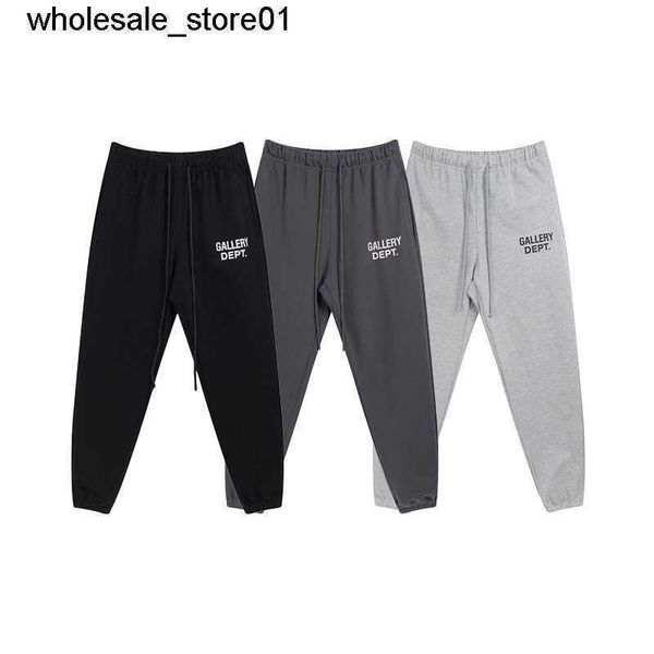 men's pants designer galery dept letter printed drawstring casual men's women's pure cotton fashion streetwear pants, Black
men's pants designer galery dept letter printed drawstring casual men's women's pure cotton fashion streetwear pants, Black