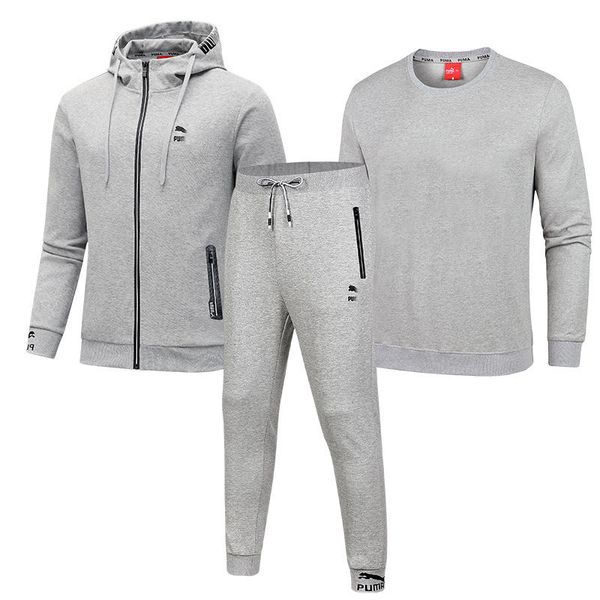 new mens sports three-piece set tracksuit leopard letter print hoodie space cotton jacket coats sweatshirt man casual pants sportswear suits, Gray
new mens sports three-piece set tracksuit leopard letter print hoodie space cotton jacket coats sweatshirt man casual pants sportswear suits, Gray