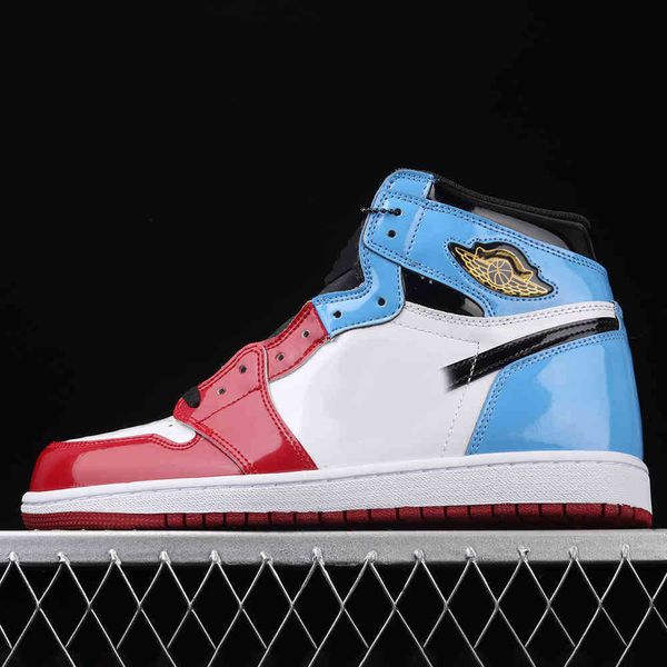 shoes high men's jumpman 1 basketball women's red blue patent leather casual sports, White;red
shoes high men's jumpman 1 basketball women's red blue patent leather casual sports, White;red