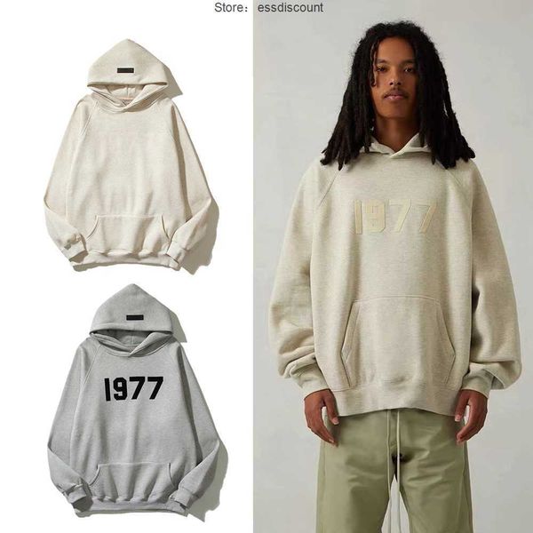 ess hoodies high street essential men's and women's casual hoodies double line 1977 digital flocking printed hoodie sweater loose, Black;brown
ess hoodies high street essential men's and women's casual hoodies double line 1977 digital flocking printed hoodie sweater loose, Black;brown