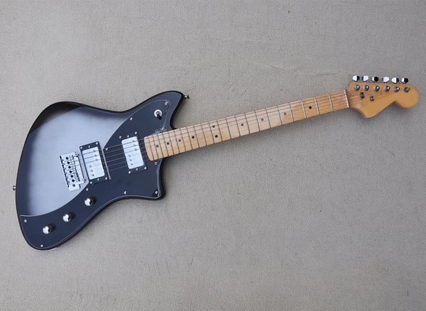 6 strings electric guitar with black pickguard rosewood fretboard offering customized service
6 strings electric guitar with black pickguard rosewood fretboard offering customized service