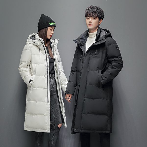 men's down parkas xlong down jackets men solid couple duck down jackets fashion streetwear windproof warm parkas outdoor hooded winter, Black
men's down parkas xlong down jackets men solid couple duck down jackets fashion streetwear windproof warm parkas outdoor hooded winter, Black
