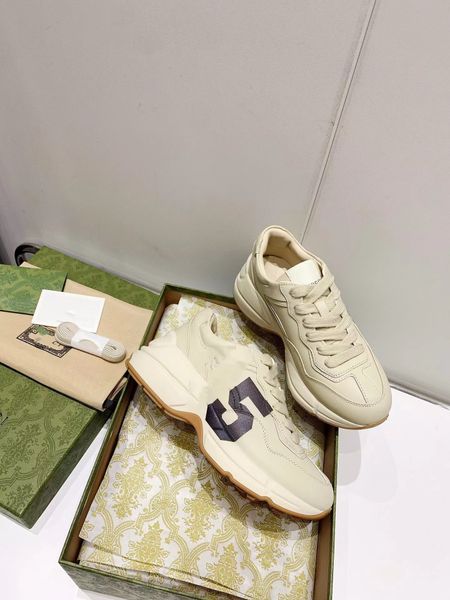 2023 new casual shoes cowhide thick sole dad shoes women's shoes 663340, Black
2023 new casual shoes cowhide thick sole dad shoes women's shoes 663340, Black