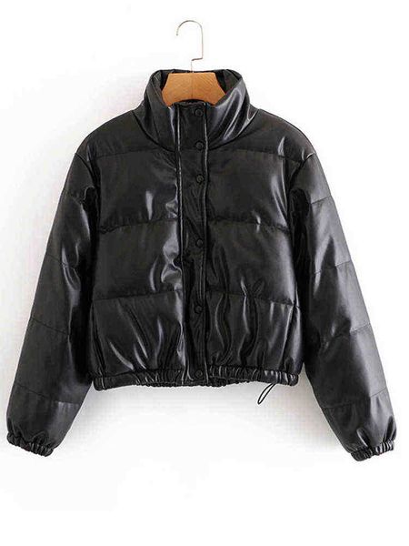 ftlzz winter women black pu leather jacket thick warm short biker jackets zipper moto cotton puff coats j220727
ftlzz winter women black pu leather jacket thick warm short biker jackets zipper moto cotton puff coats j220727
