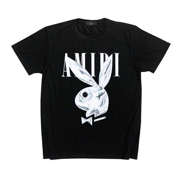 designer amirs mens t-shirts street fashion new us rabbit head print 200g cotton casual hip hop high street short sleeve tshirt men, White;black 
designer amirs mens t-shirts street fashion new us rabbit head print 200g cotton casual hip hop high street short sleeve tshirt men, White;black