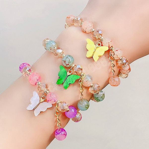 fashion women glass crystal beads bracelets with butterfly pendant charms elastic rope hand bangles bracelet jewelry ornament, Golden;silver
fashion women glass crystal beads bracelets with butterfly pendant charms elastic rope hand bangles bracelet jewelry ornament, Golden;silver
