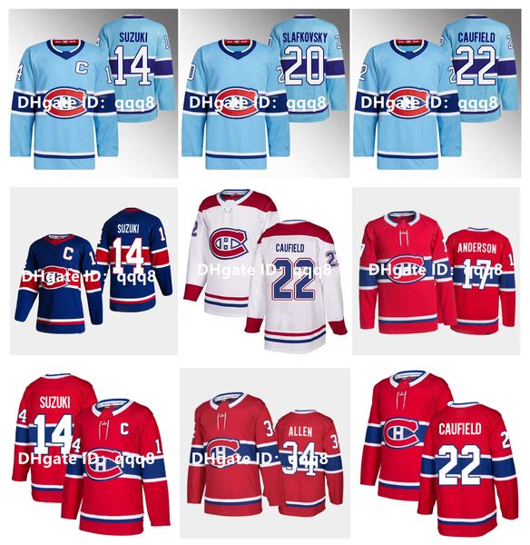 2022 reverse retro nick suzuki montreal cole caufield hockey jerseys canadiens juraj slafkovsky carey price sean monahan gallagher kirby dac, Black;red
2022 reverse retro nick suzuki montreal cole caufield hockey jerseys canadiens juraj slafkovsky carey price sean monahan gallagher kirby dac, Black;red
