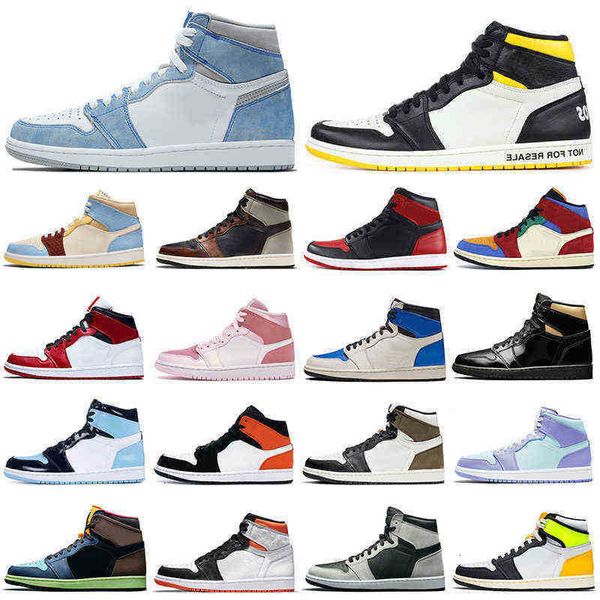 shoes est dr fashion jumpman 1s men basketball 1 hyper royal univers, Black