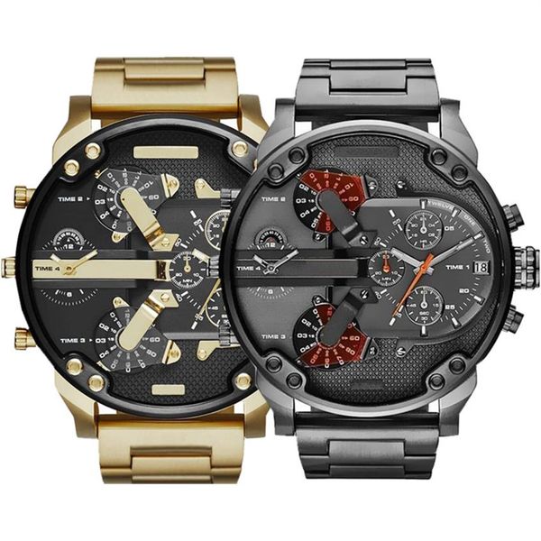 selling sports military mens watches 50mm big dial golden stainless steel fashion watch men luxury wrist watch reloj de lujo2710, Slivery;brown
selling sports military mens watches 50mm big dial golden stainless steel fashion watch men luxury wrist watch reloj de lujo2710, Slivery;brown
