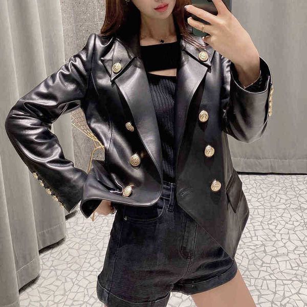 women 100 real sheepskin coat spring fashion real leather long jackets s9079 j220727, Black
women 100 real sheepskin coat spring fashion real leather long jackets s9079 j220727, Black