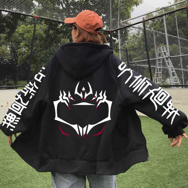 men's hoodies sweatshirts jujutsu kaisen coat zipper hoodie sweatshirts men women loog sleeve cool ryomen sukuna casual hoodie t221114, Black
men's hoodies sweatshirts jujutsu kaisen coat zipper hoodie sweatshirts men women loog sleeve cool ryomen sukuna casual hoodie t221114, Black