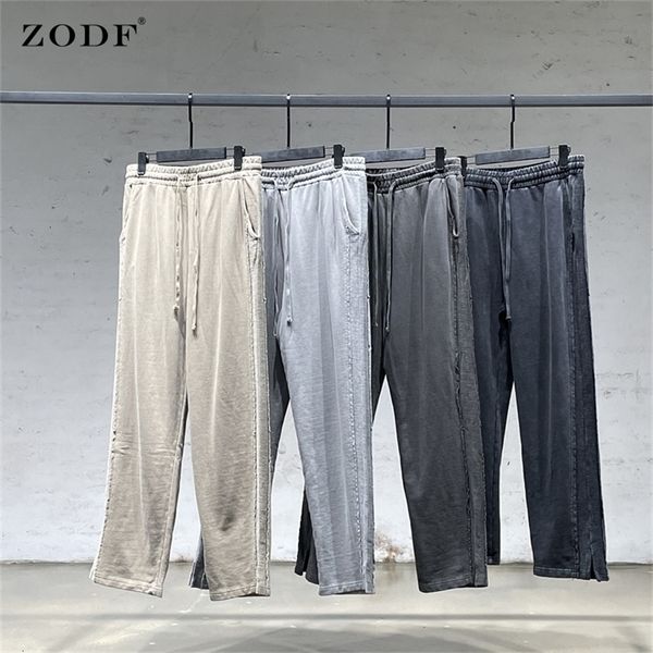 mens pants zodf design men winter cotton sweatpants solid loose slit leg opening high street drawstring trousers hy0173 221113, Black
mens pants zodf design men winter cotton sweatpants solid loose slit leg opening high street drawstring trousers hy0173 221113, Black