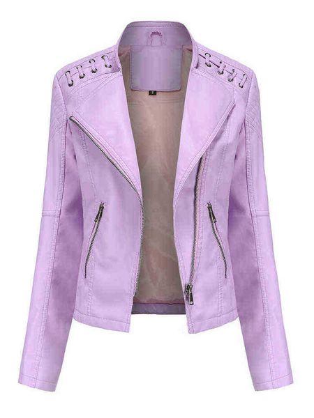 ftlzz new spring autumn pu faux leather jackets women long sleeve zipper slim motor biker leather jacket female outfit j220727, Black
ftlzz new spring autumn pu faux leather jackets women long sleeve zipper slim motor biker leather jacket female outfit j220727, Black