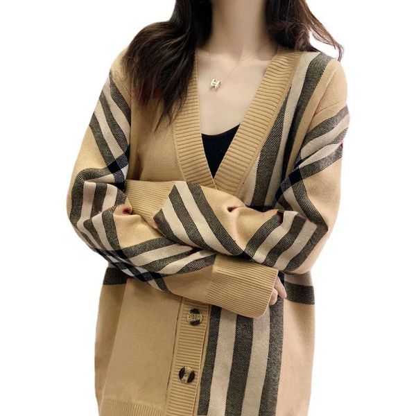 sweater striped women cardigan burberies autumn round neck burbreries fashion long sleeve women's high end jacquard sweaters designer k, White;black
sweater striped women cardigan burberies autumn round neck burbreries fashion long sleeve women's high end jacquard sweaters designer k, White;black