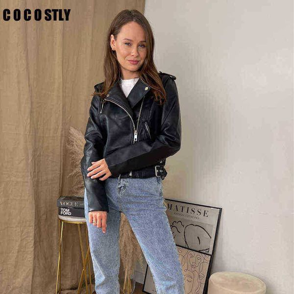 new jacket women black faux leather jackets zipper jacket turndown motor biker jacket belt vest femme autumn winter jackets j220727
new jacket women black faux leather jackets zipper jacket turndown motor biker jacket belt vest femme autumn winter jackets j220727