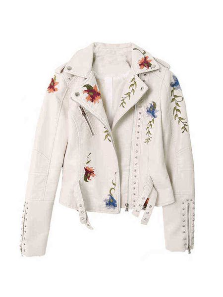 ailegogo autumn women black floral print embroidery faux soft leather jacket streetwear pu jacket moto biker punk lady outerwear j220727
ailegogo autumn women black floral print embroidery faux soft leather jacket streetwear pu jacket moto biker punk lady outerwear j220727