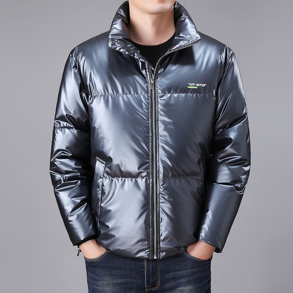 men's down parkas men's winter stand collar white duck down coat fashion classic men's short cool leather down jacket youth t, Black
men's down parkas men's winter stand collar white duck down coat fashion classic men's short cool leather down jacket youth t, Black