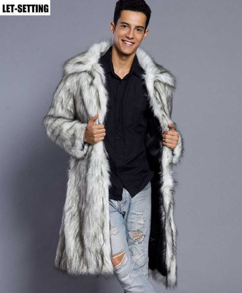 men's fur faux fur male new europe america autumn jacket winter square collar plus size imitation long fur coat 3xl white fake men wool, Black
men's fur faux fur male new europe america autumn jacket winter square collar plus size imitation long fur coat 3xl white fake men wool, Black