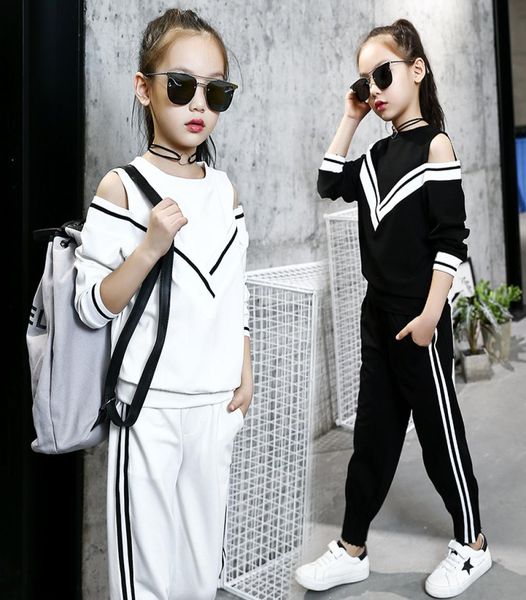 fashion big girls sports suits off shoulder black and white clothing set for teenage autumn tracksuit kids plus size sportswear3696019
fashion big girls sports suits off shoulder black and white clothing set for teenage autumn tracksuit kids plus size sportswear3696019