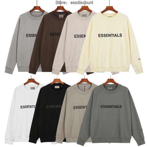 ess hoodies correct version multi thread essential designers sweatshirts front 3d adhesive letters men's and women's round neck sw, Black;brown
ess hoodies correct version multi thread essential designers sweatshirts front 3d adhesive letters men's and women's round neck sw, Black;brown