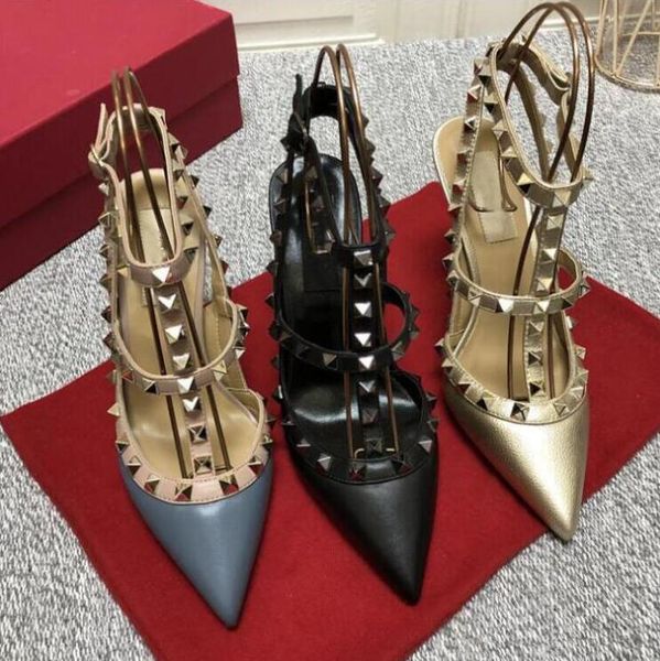 designer women's sandals pointed toe 2-straps studs high heels genuine leather rivets sandal women strappy dress shoes black white nude
designer women's sandals pointed toe 2-straps studs high heels genuine leather rivets sandal women strappy dress shoes black white nude