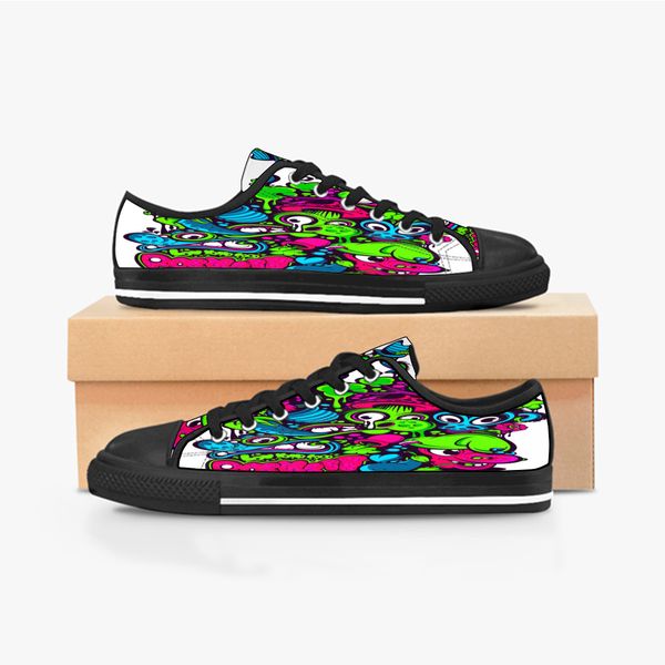 custom shoes classic canvas low cut skateboard casual triple black accept customization uv printing low mens womens sports sneakers breathab
custom shoes classic canvas low cut skateboard casual triple black accept customization uv printing low mens womens sports sneakers breathab