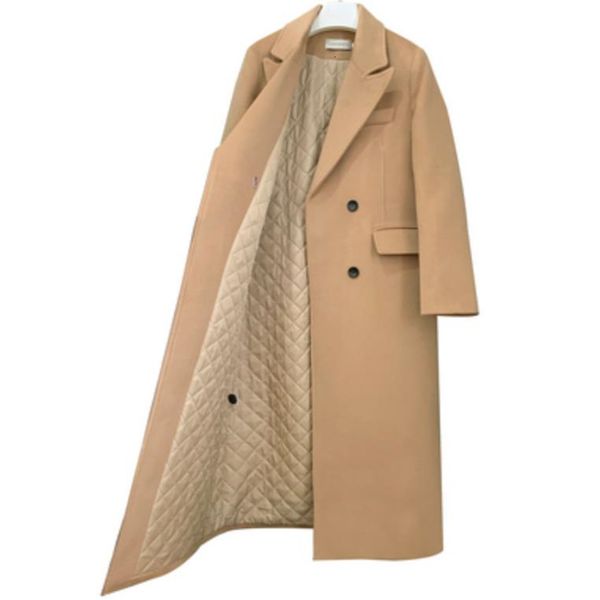 women's wool blends x-long loose woolen coat women double breasted straight thick wool blends overcoat 3xl 221114, Black
women's wool blends x-long loose woolen coat women double breasted straight thick wool blends overcoat 3xl 221114, Black