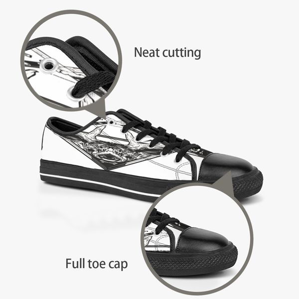custom shoes classic canvas low cut skateboard casual triple black accept customization uv printing low mens womens sports sneakers breathab
custom shoes classic canvas low cut skateboard casual triple black accept customization uv printing low mens womens sports sneakers breathab