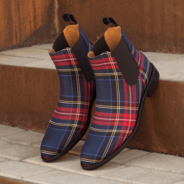 boots men classic chelsea personality color-blocking plaid round toe low-heeled slip-on fashion casual street daily shoes 221114, Black
boots men classic chelsea personality color-blocking plaid round toe low-heeled slip-on fashion casual street daily shoes 221114, Black