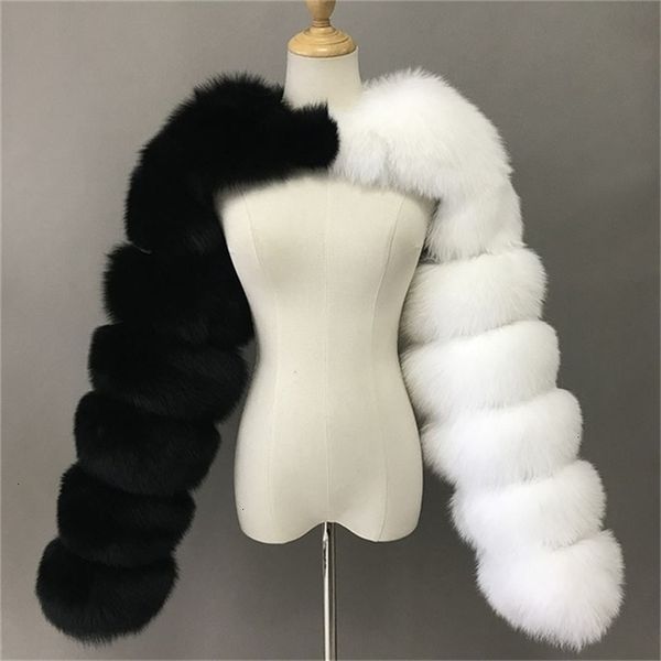 womens fur faux fashion winter coat women elegant patchwork long sleeve warm mink short jackets ry femme 221112, Black
womens fur faux fashion winter coat women elegant patchwork long sleeve warm mink short jackets ry femme 221112, Black