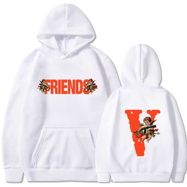trend vl0nes original hoodies spring and autumn leisure fashion friends angel sweater loose men's women's peso, Black
trend vl0nes original hoodies spring and autumn leisure fashion friends angel sweater loose men's women's peso, Black